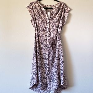 Loft midi floral dress